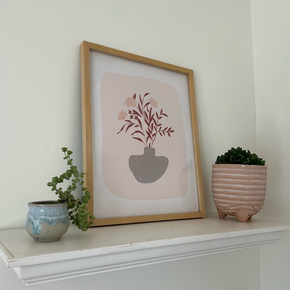 Framed Flower Plant Art Print